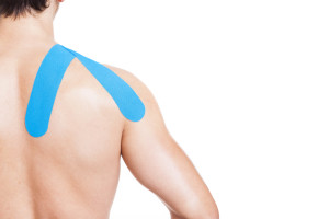 medical taping schouder